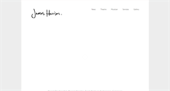 Desktop Screenshot of jamesharrisonmusician.com