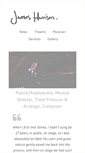 Mobile Screenshot of jamesharrisonmusician.com